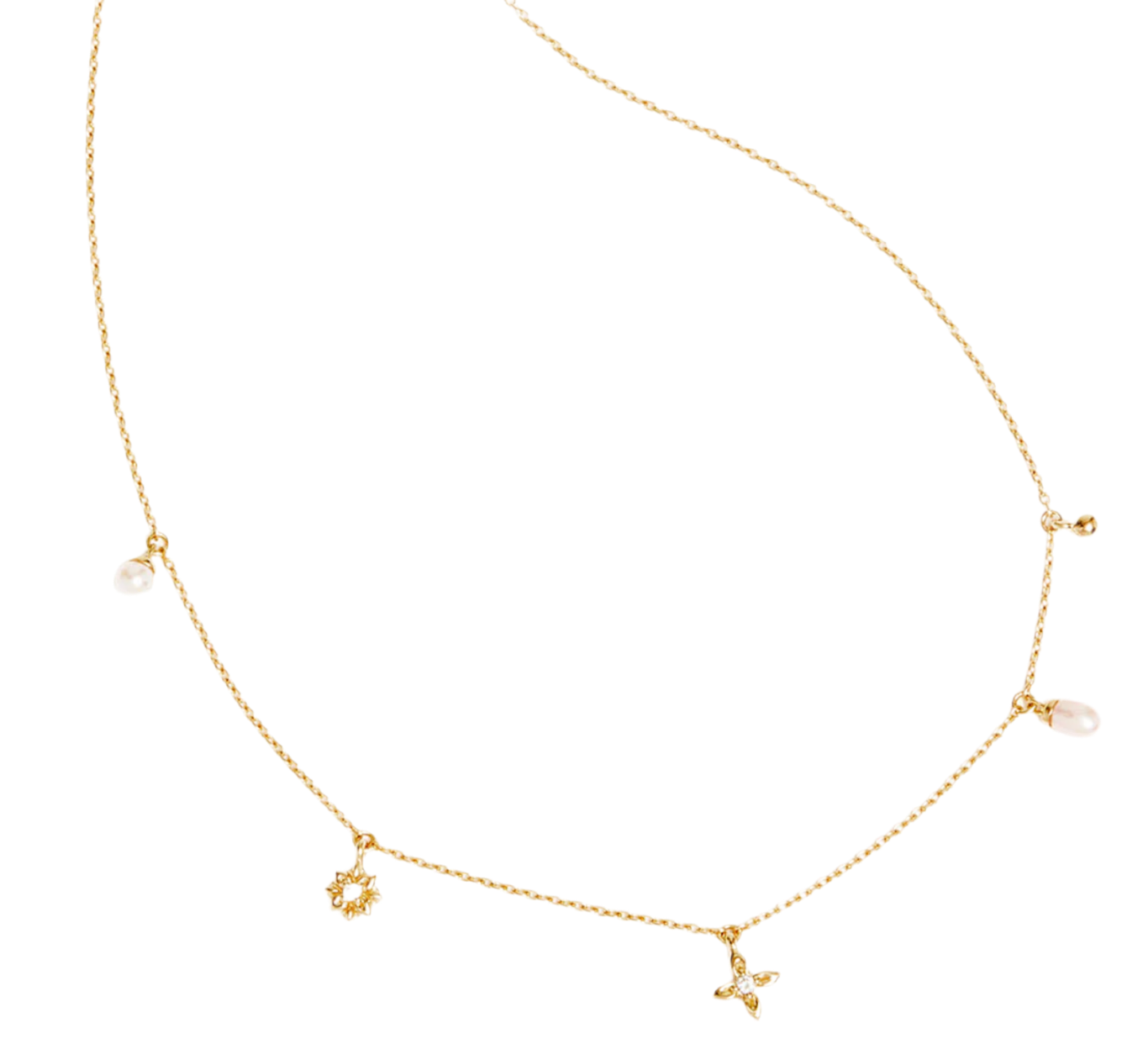 LIVE IN PEACE PEARL CHOKER - GOLD
