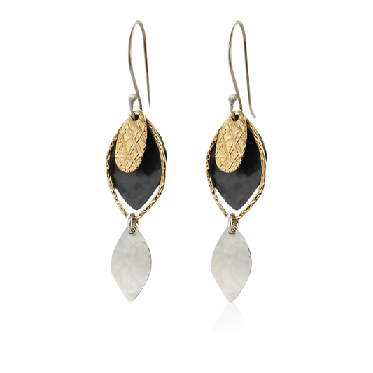 TEARDROP LEAF EARRINGS