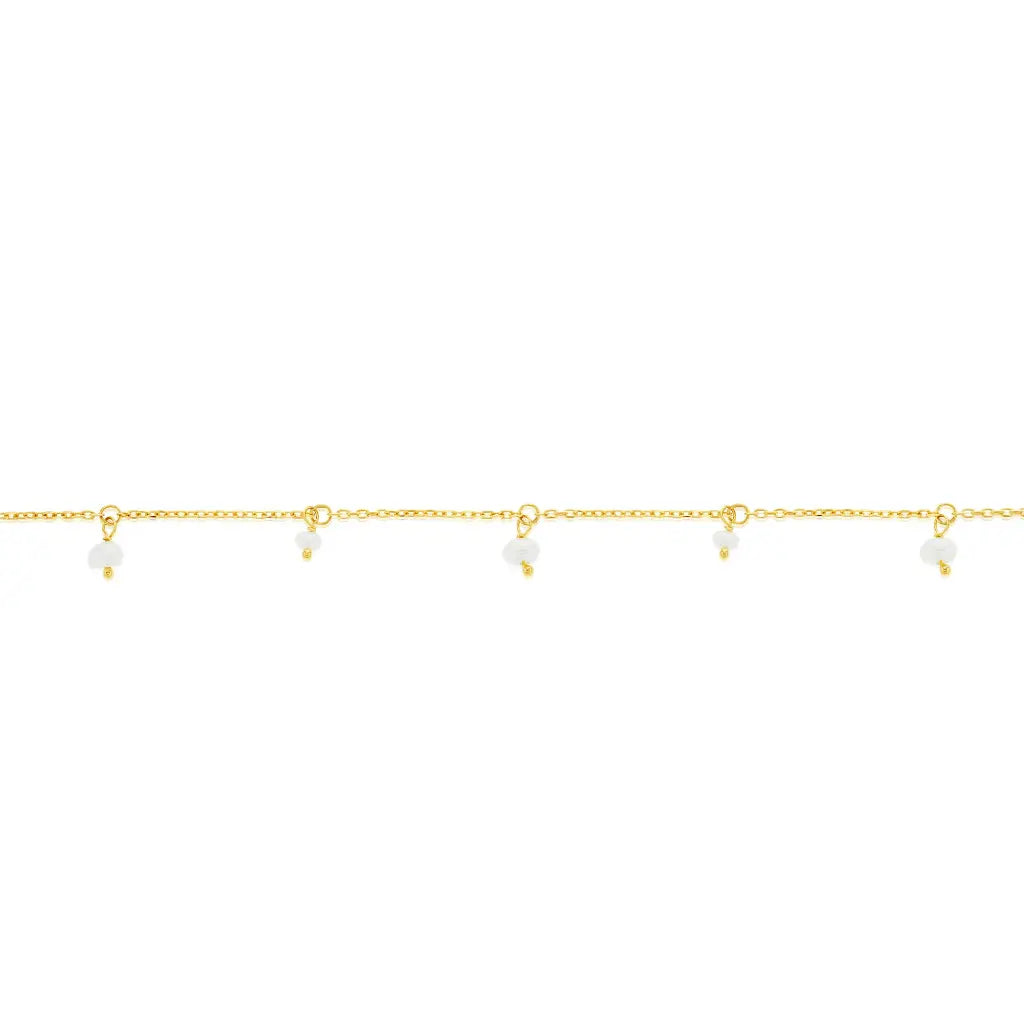 9ct Freshwater Pearl Droplet Bracelet