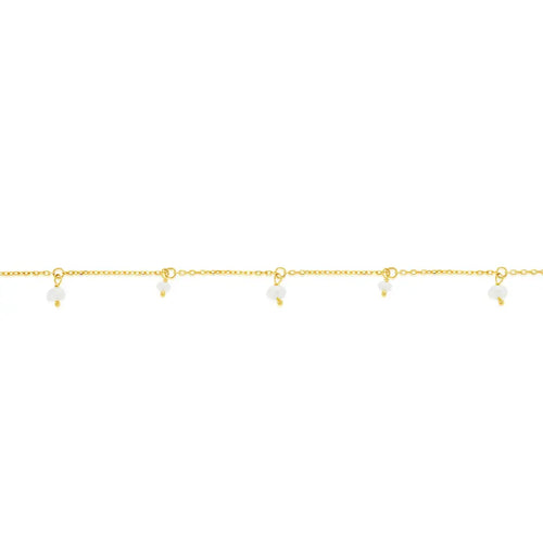 9ct Freshwater Pearl Droplet Bracelet