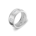 BYZANTINE WIDE SILVER RING