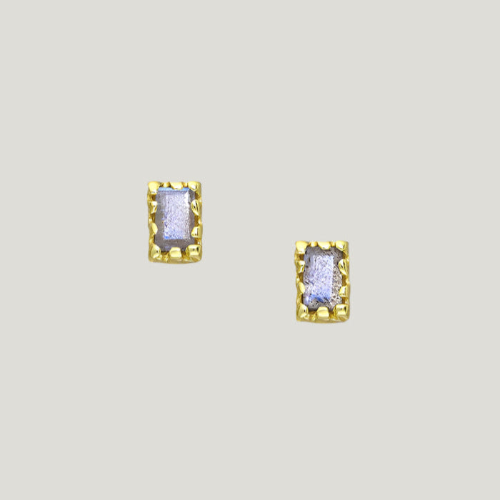 LABRADORITE STUDS