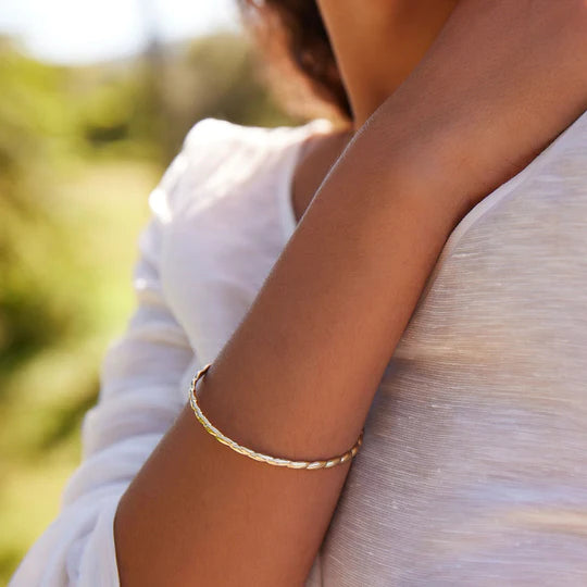 VINERY BANGLE (ROSE GOLD PLATED)