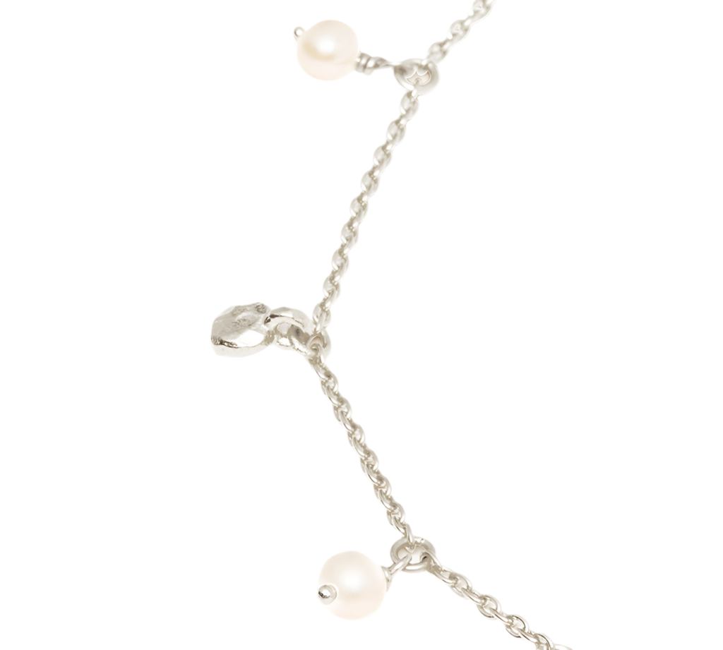 ENDLESS GRACE PEARL CHOKER - STERLING SILVER