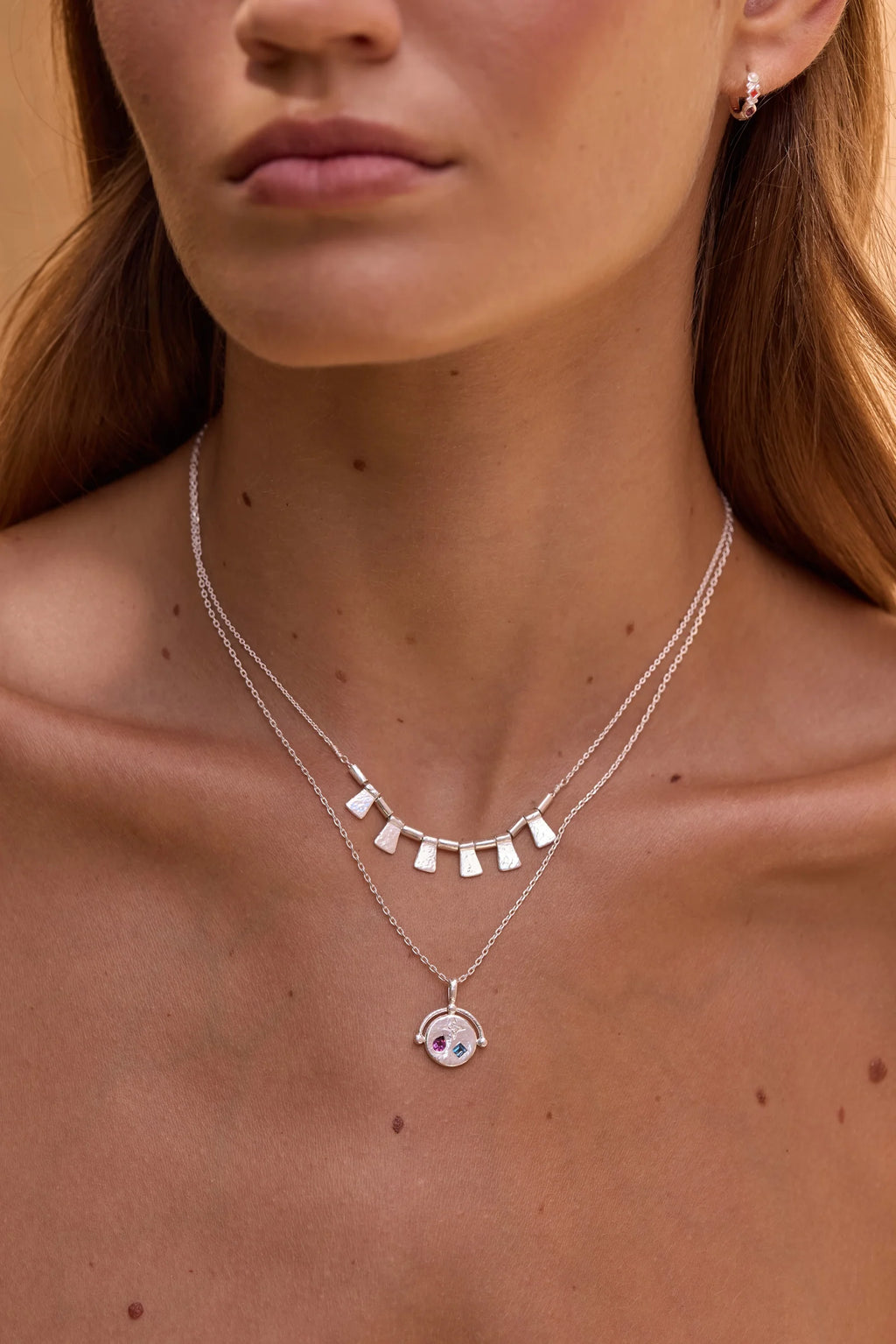 Aster Silver Necklace