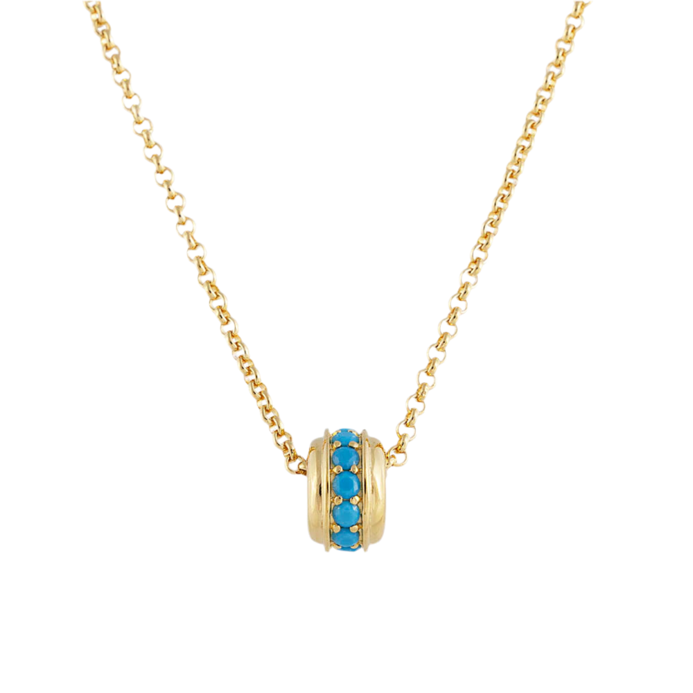 BLUE GROTTO ORB NECKLACE