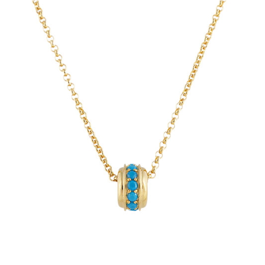 BLUE GROTTO ORB NECKLACE