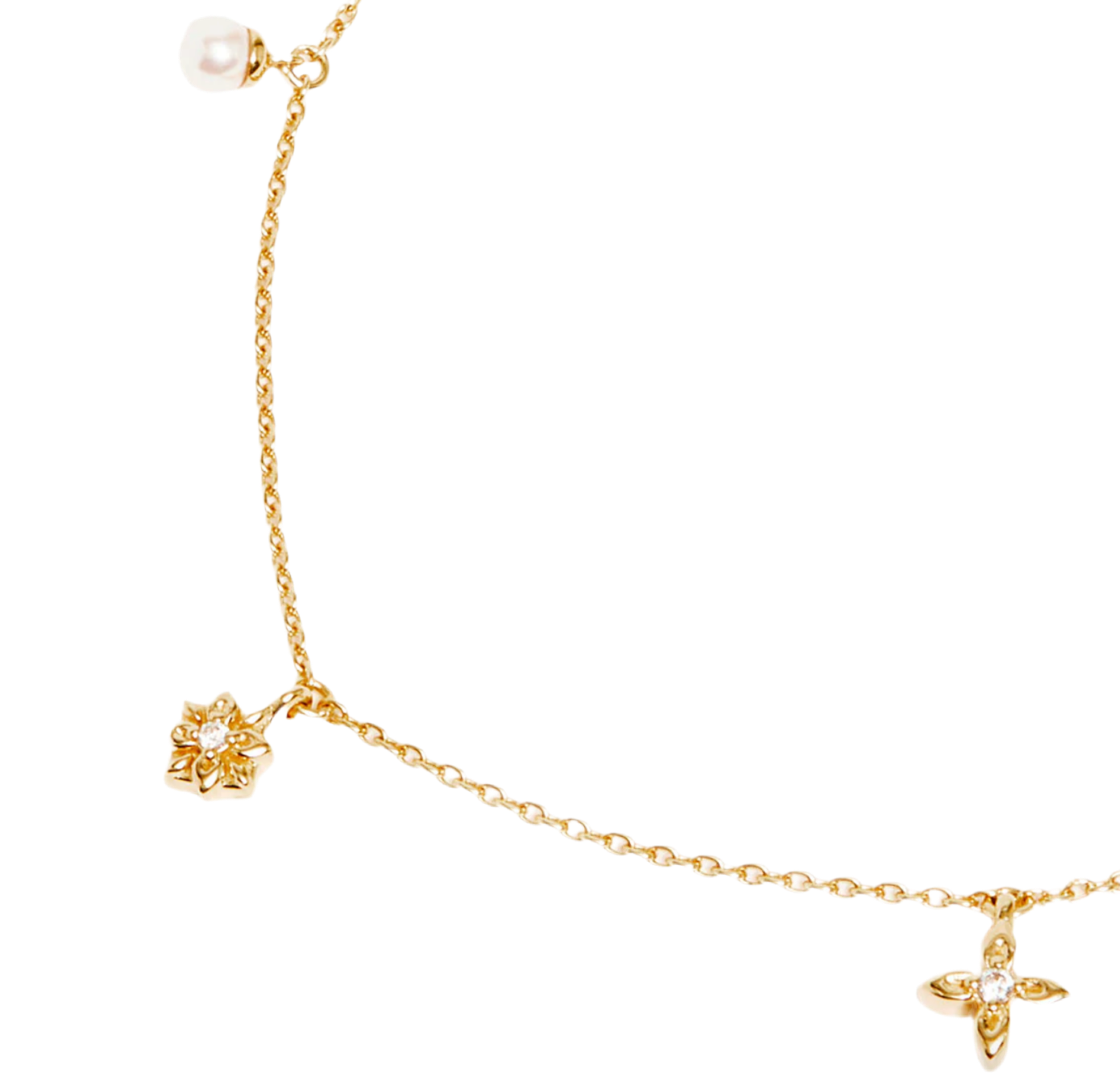LIVE IN PEACE PEARL CHOKER - GOLD