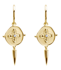 SAHARA SMALL HOOP EARRINGS - GOLD