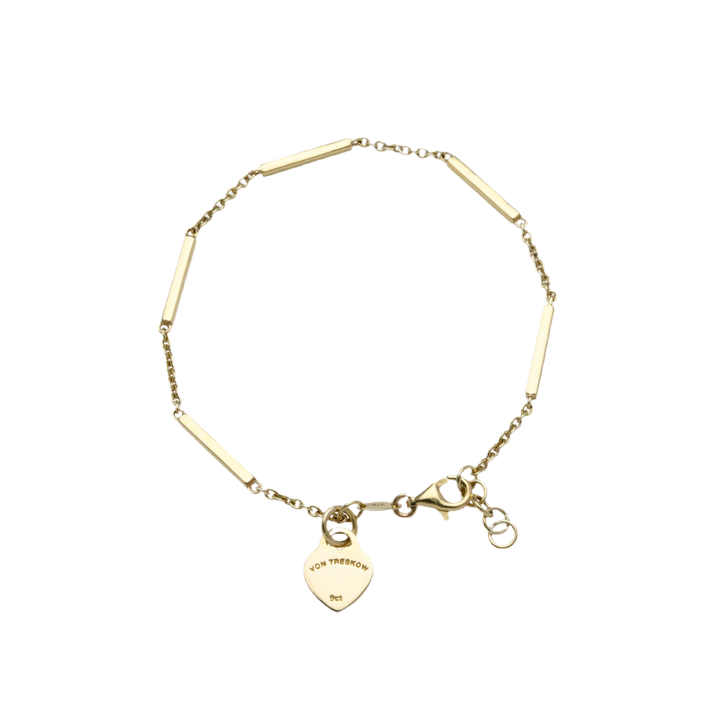 SEGMENTED HEART BRACELET VON TRESKOW LUX