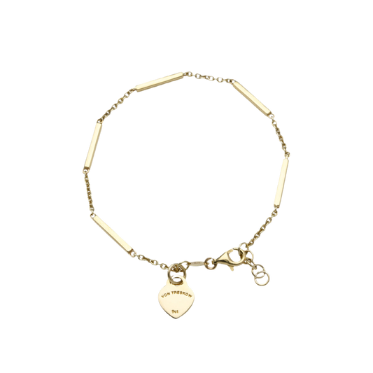 SEGMENTED HEART BRACELET VON TRESKOW LUX