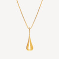 MY SILENT TEARS NECKLACE (YELLOW GOLD PLATED)