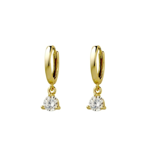 LITTLE DROP CHARM ON GOLD HUGGIES