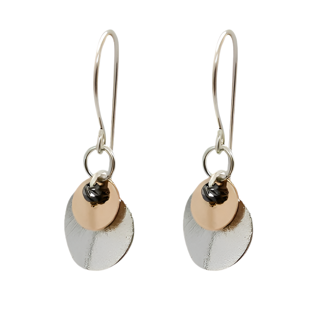 EARRINGS DELICATE LAYERED TEXTURES