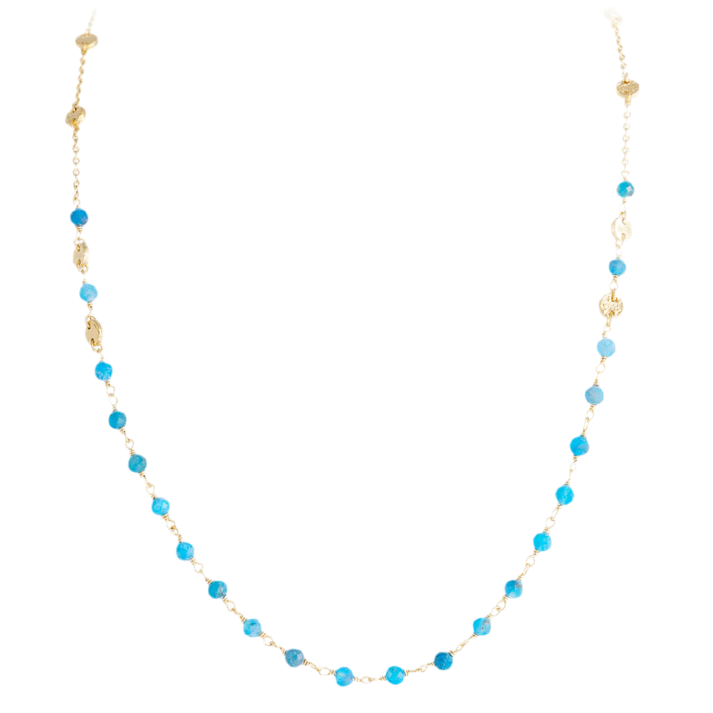 BLUE GROTTO ANTIQUE NECKLACE
