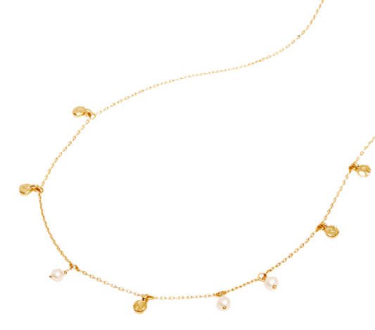ENDLESS GRACE PEARL CHOKER - GOLD