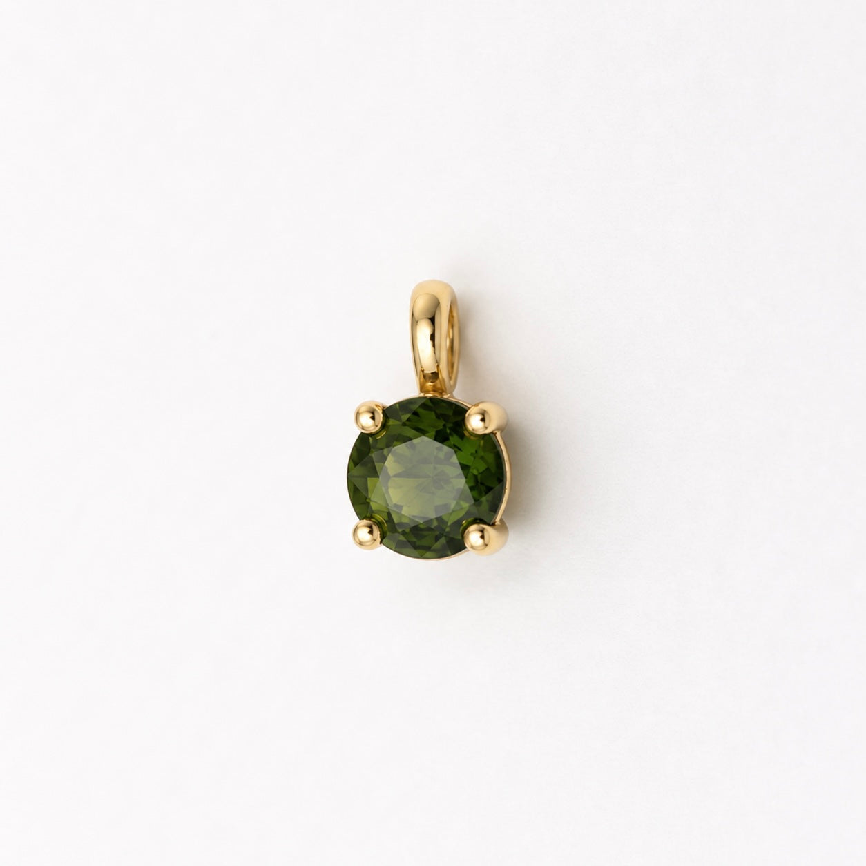 9ct Green Tourmaline Pendant