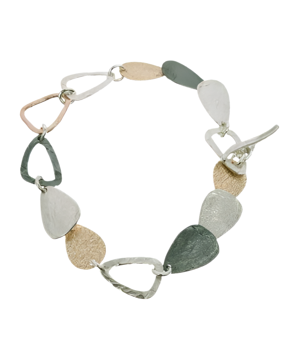 BRACELET HANDMADE GOLD FILLED LEAF STYLE