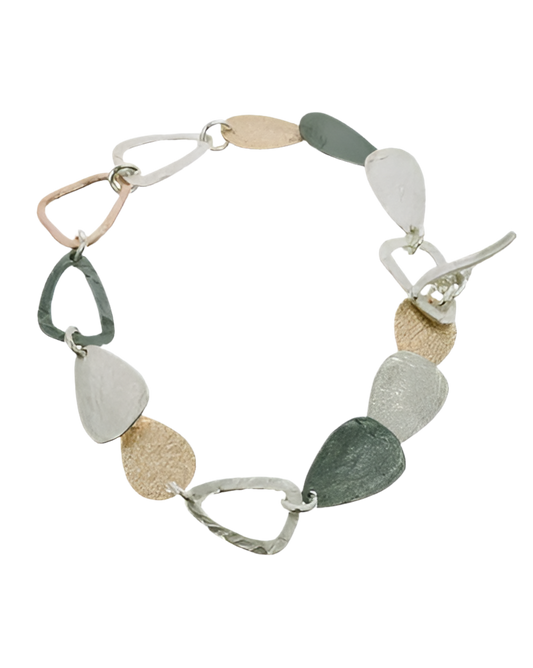 BRACELET HANDMADE GOLD FILLED LEAF STYLE