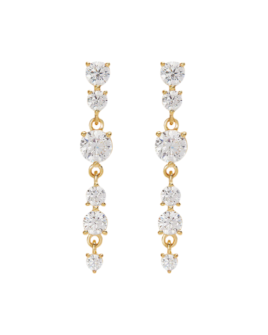 18K GOLD VERMEIL FOREVER YOURS DROP EARRINGS