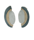 EARRINGS CONTOUR CURVE STUDS