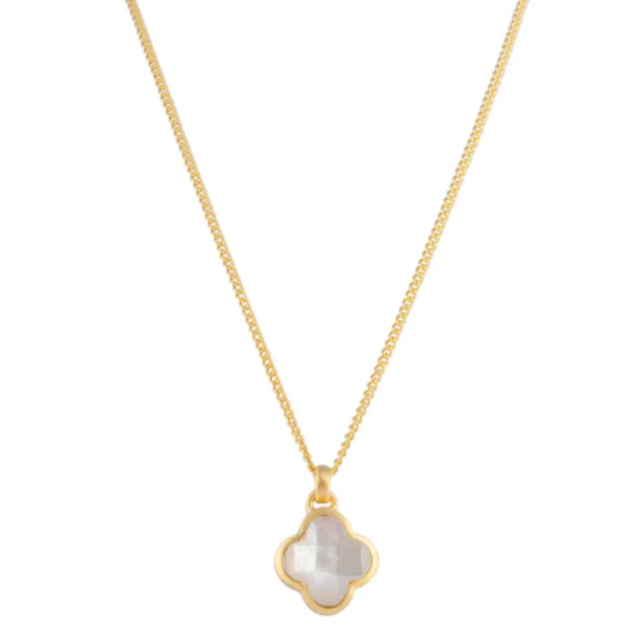 MOTHER OF PEARL NECKLACE - GOLD