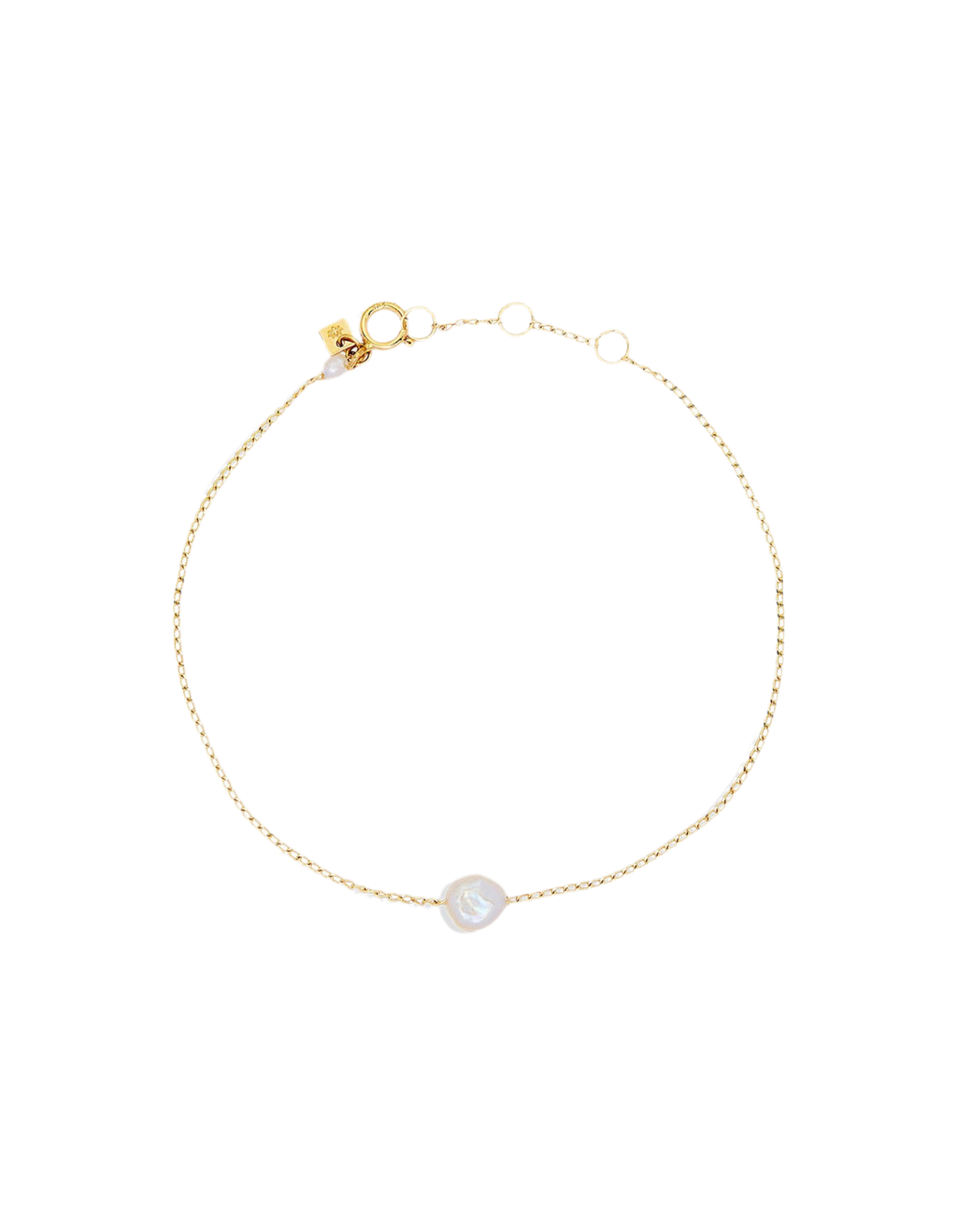 14K SOLID GOLD TRANQUILITY BRACELET