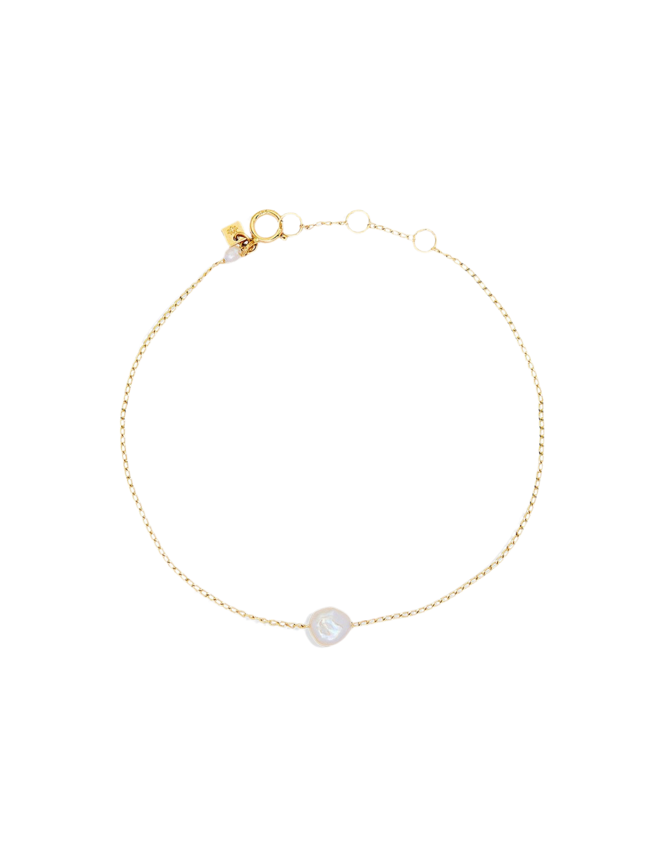 14K SOLID GOLD TRANQUILITY BRACELET