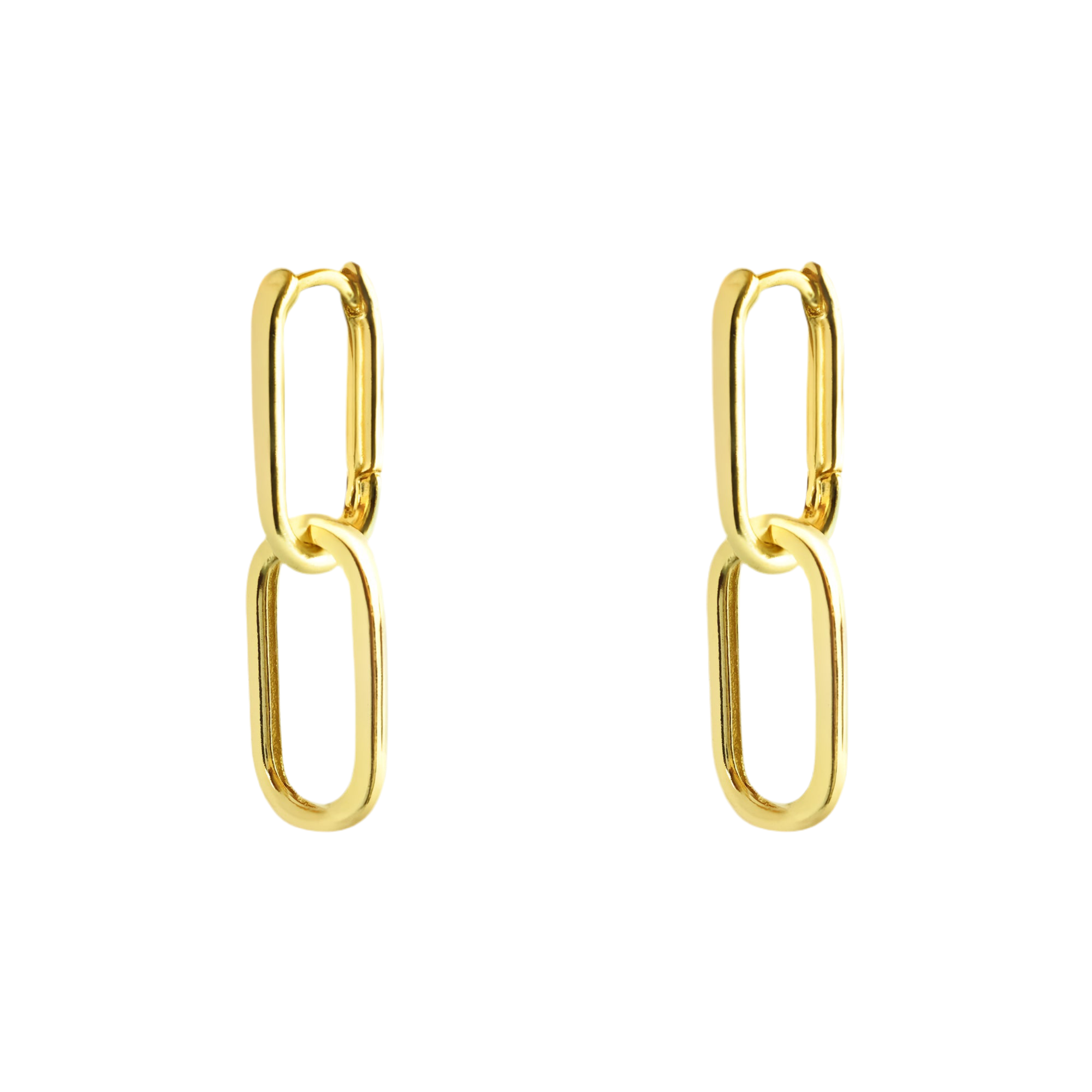 GOLD INTERLOCKED PAPER CLIP HUGGIES