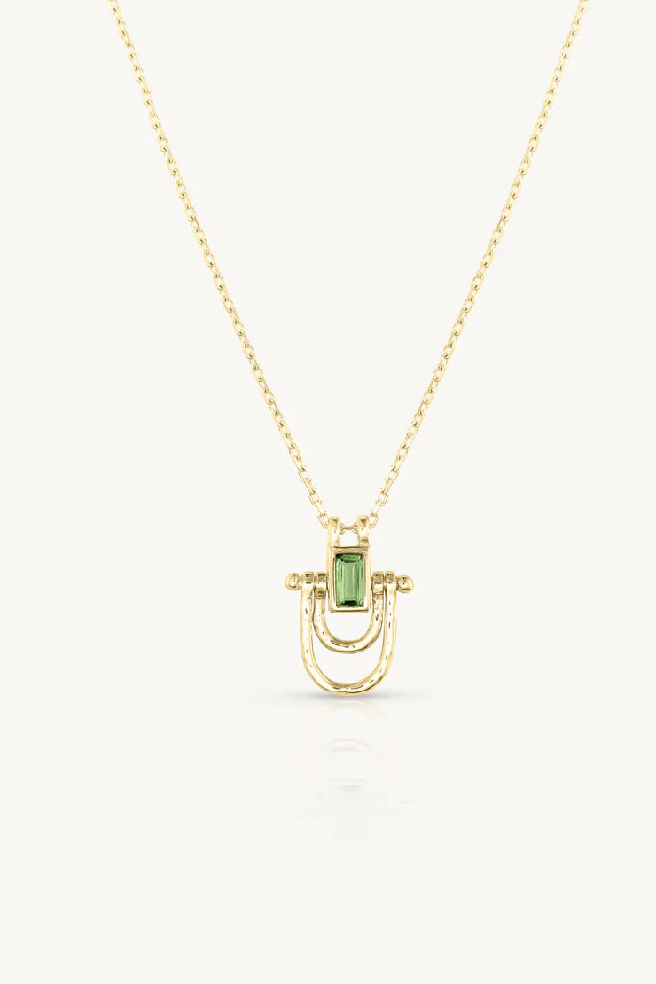 Allegra Apatite Gold Necklace
