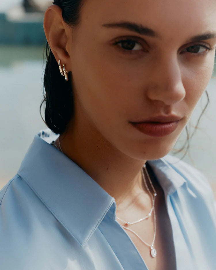 ARISE HOOPS - STERLING SILVER