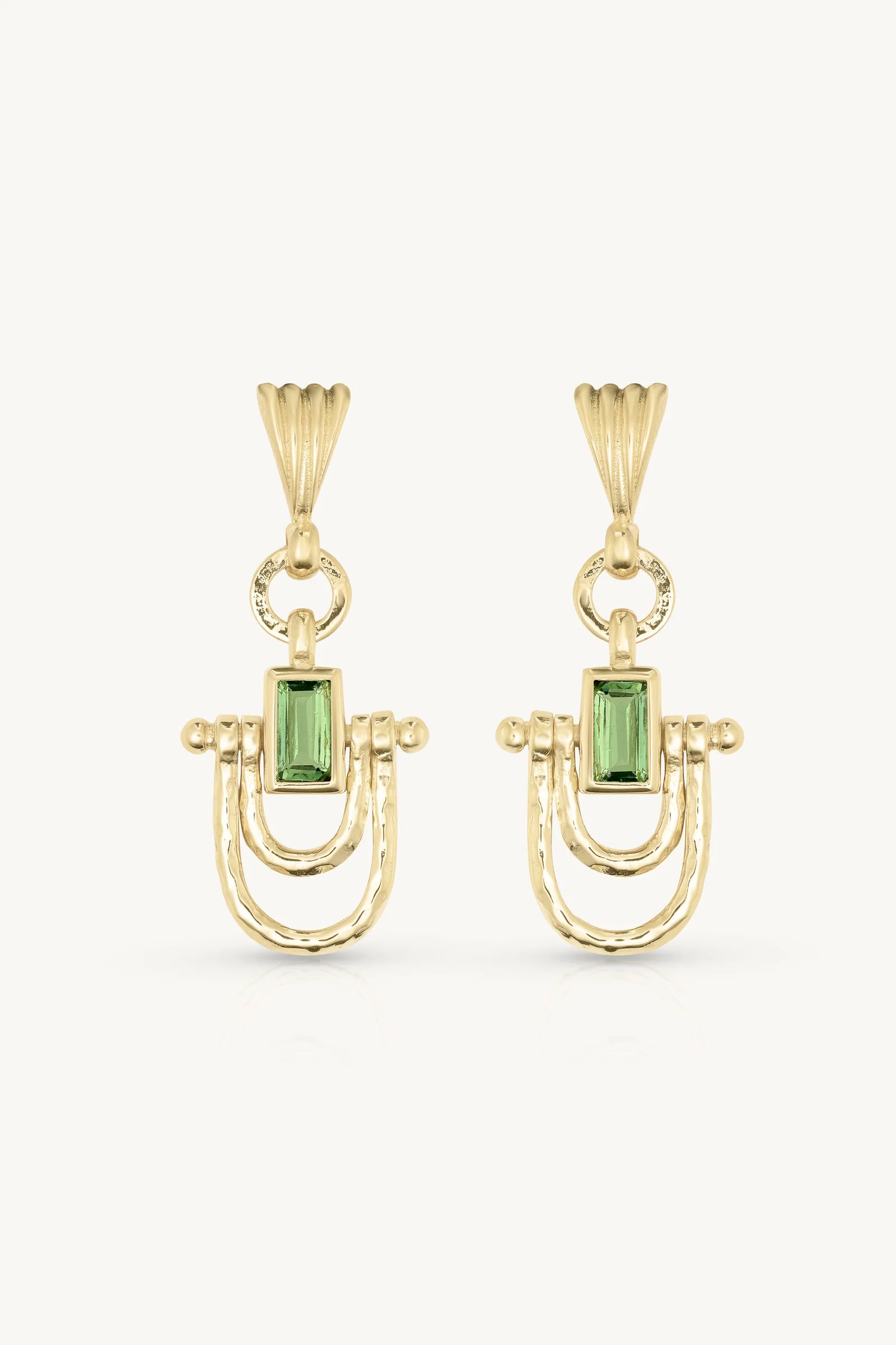 Allegra Apatite Gold Earrings