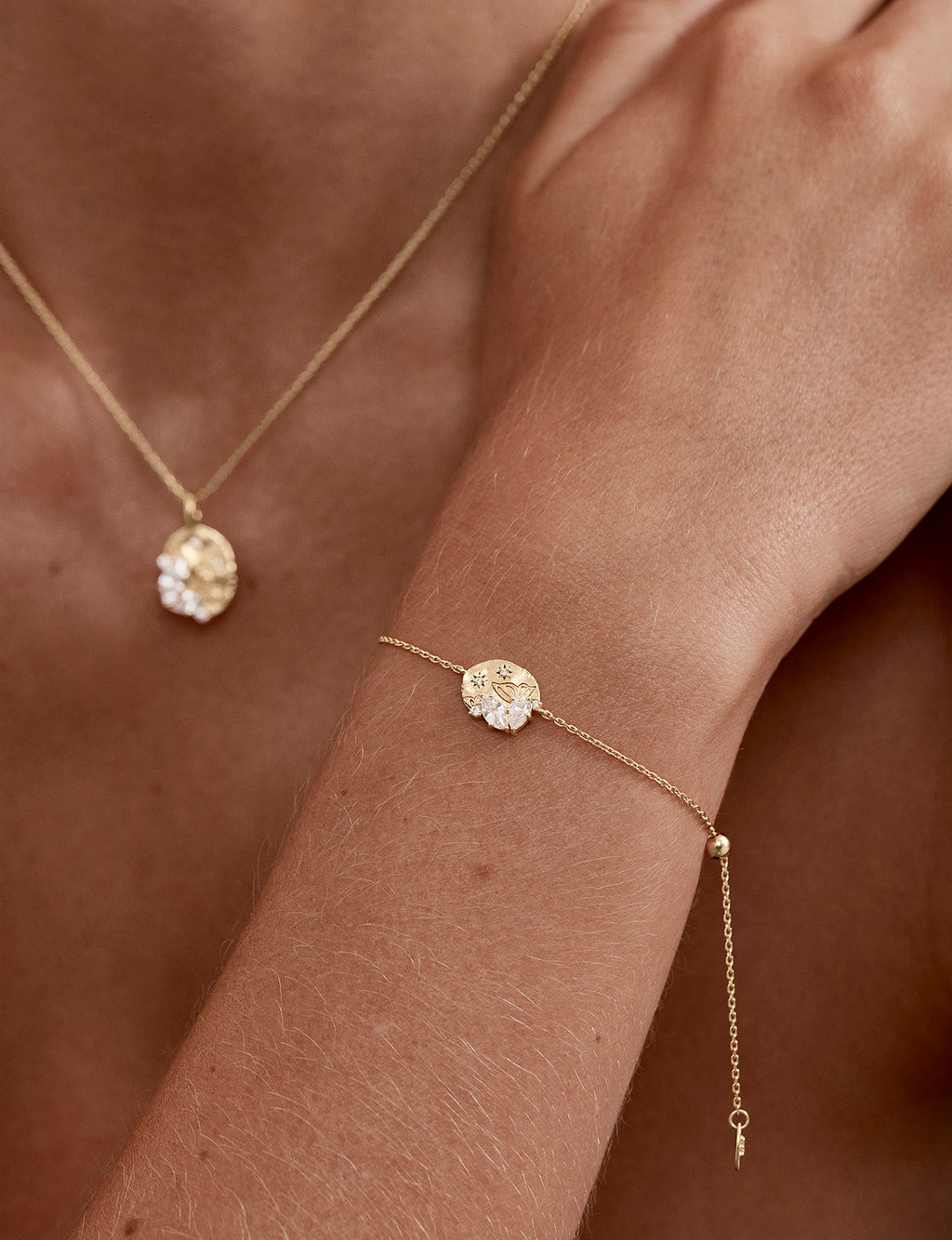 BRACELET 18K VERMEIL WITH WINGS I FLY