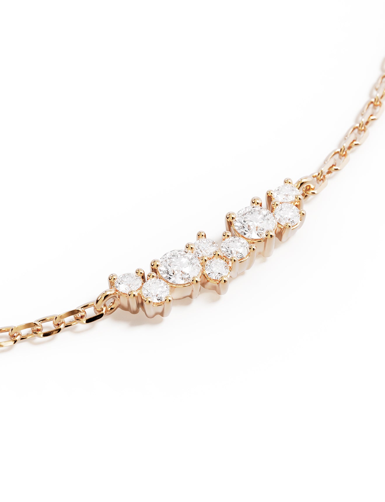 BRACELET 18K GOLD VERMEIL CRYSTAL DUST