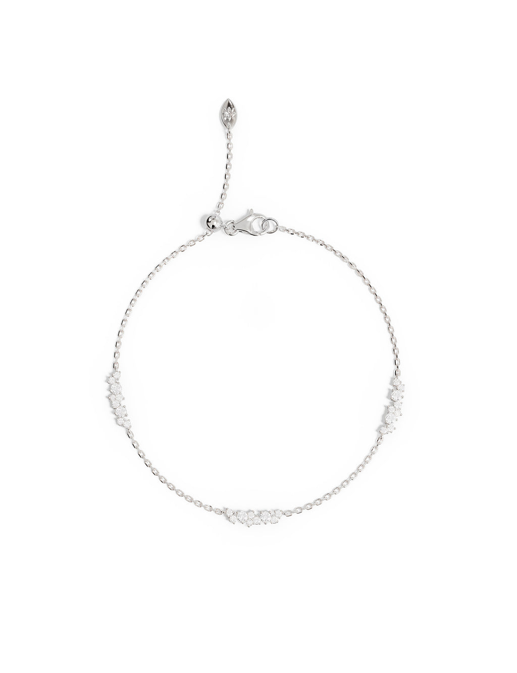 BRACELET SILVER CRYSTAL DUST