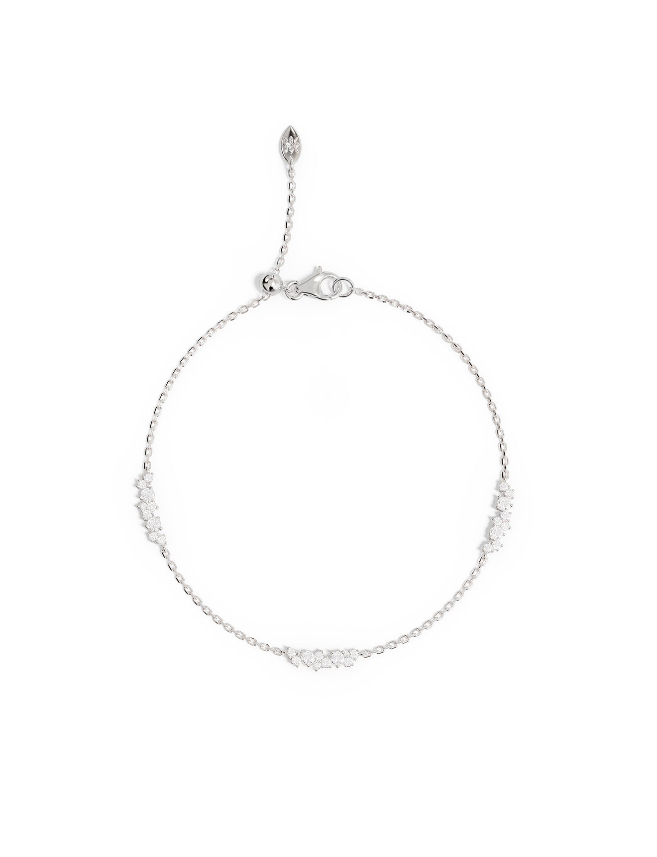 BRACELET SILVER CRYSTAL DUST