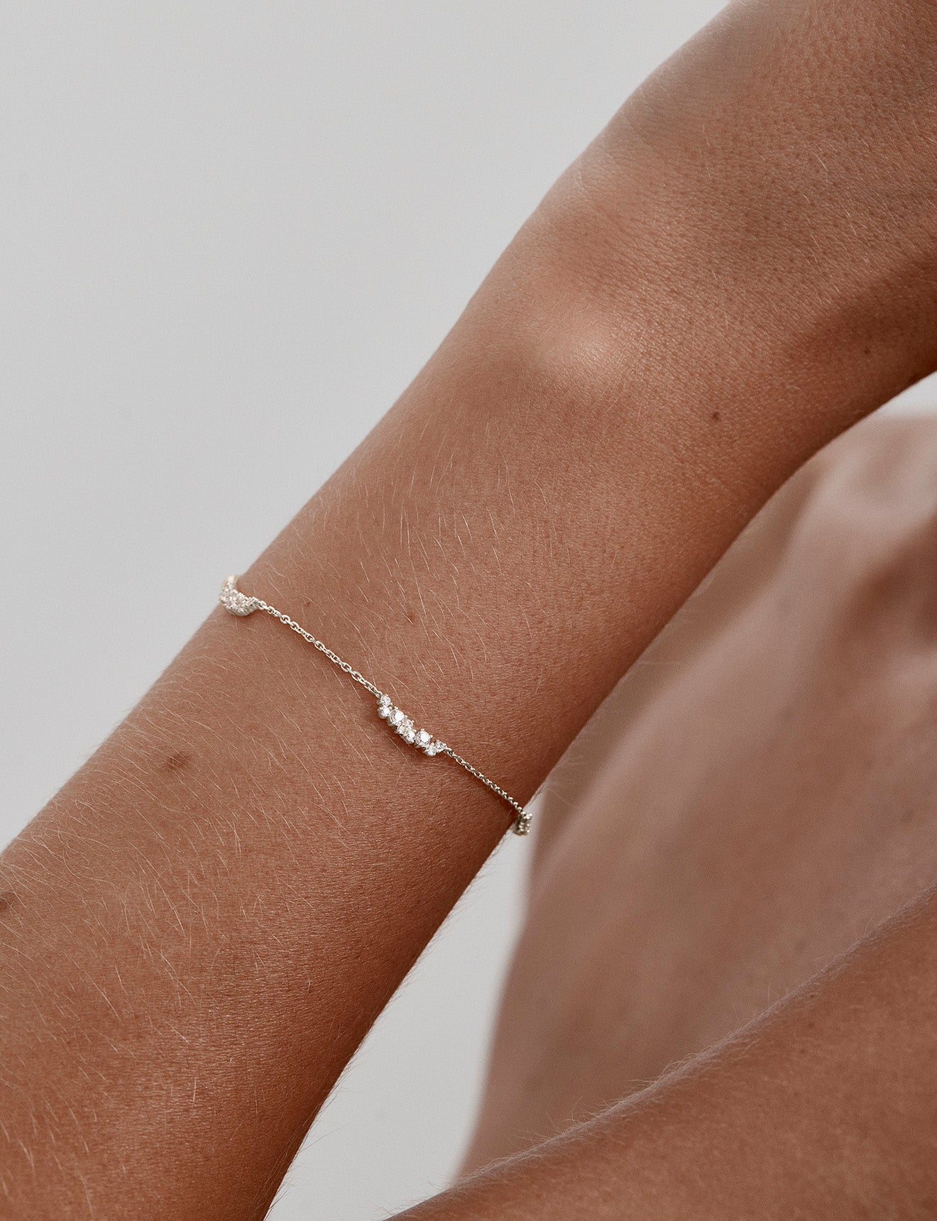 BRACELET SILVER CRYSTAL DUST