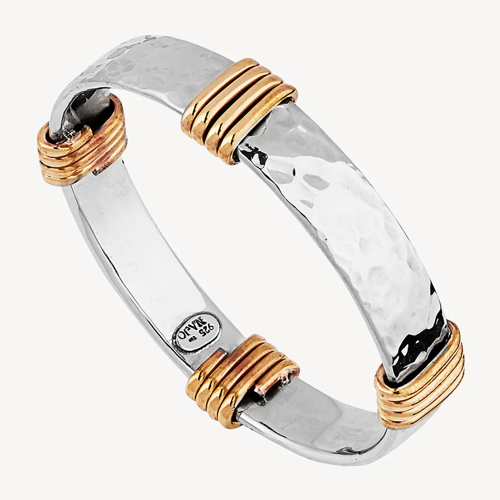 TUMBAGA AMARRES WIDE BANGLE