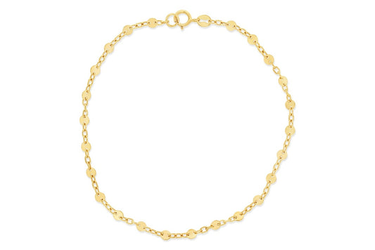 FLAT DISC BRACELET