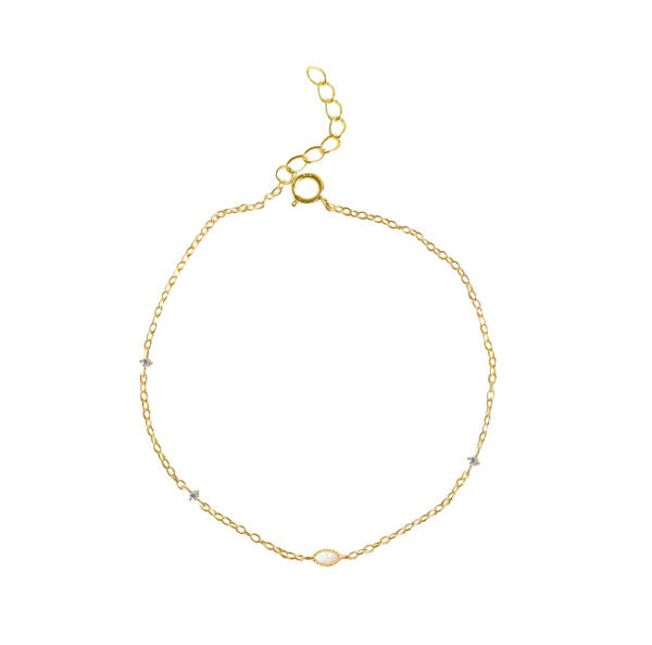 Opalite Gold Bracelet