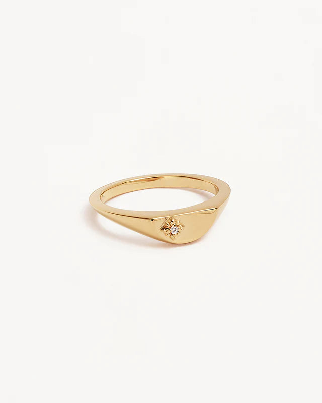 18k Gold Vermeil Lotus Ring
