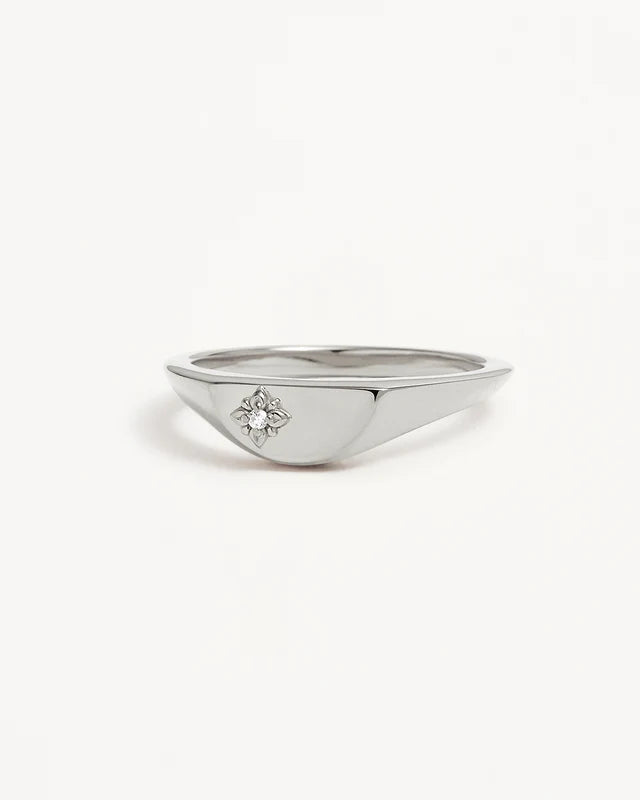 Sterling Silver Lotus Ring