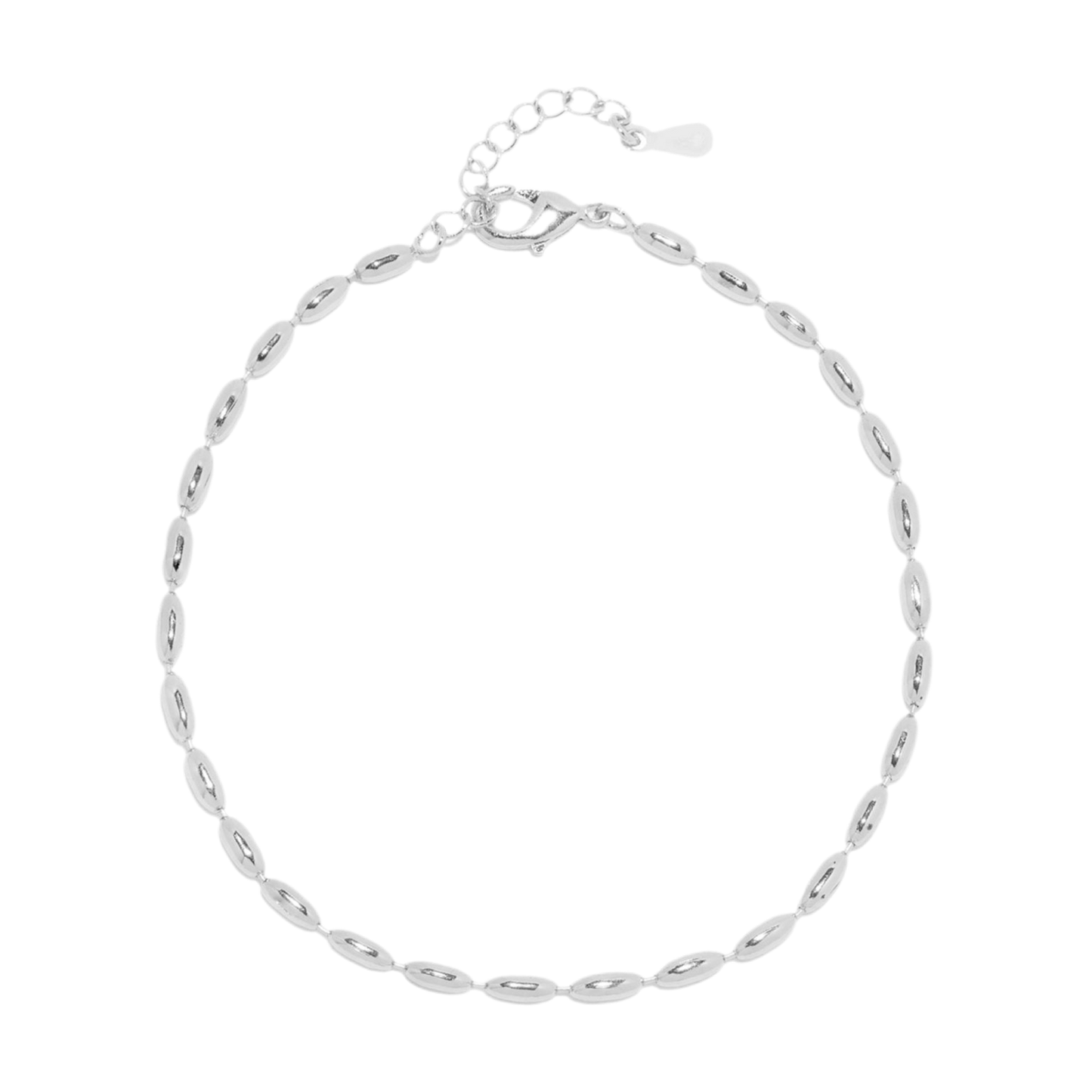 SILVER POD CHAIN BRACELET