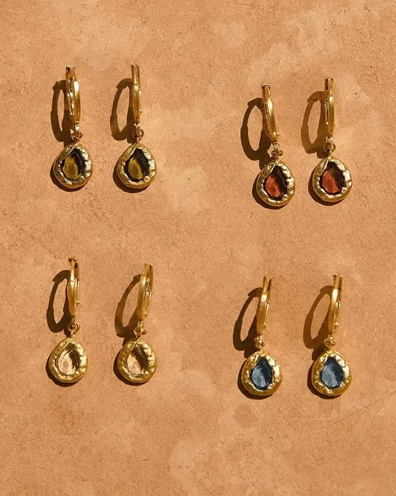 LYSIA ROSEWOOD EARRINGS