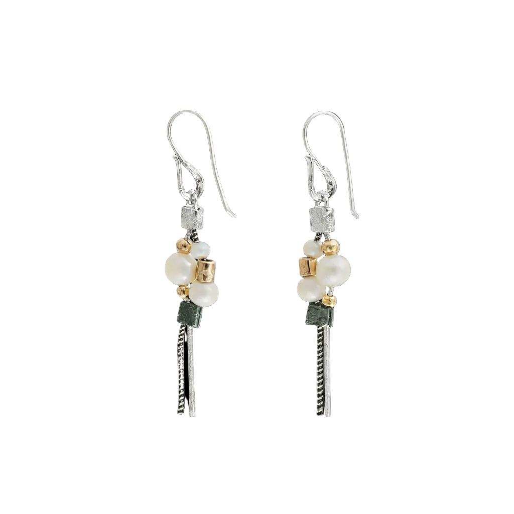 EARRINGS PEARL CLUSTER