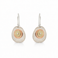EARRINGS FLAT DISK DROPS