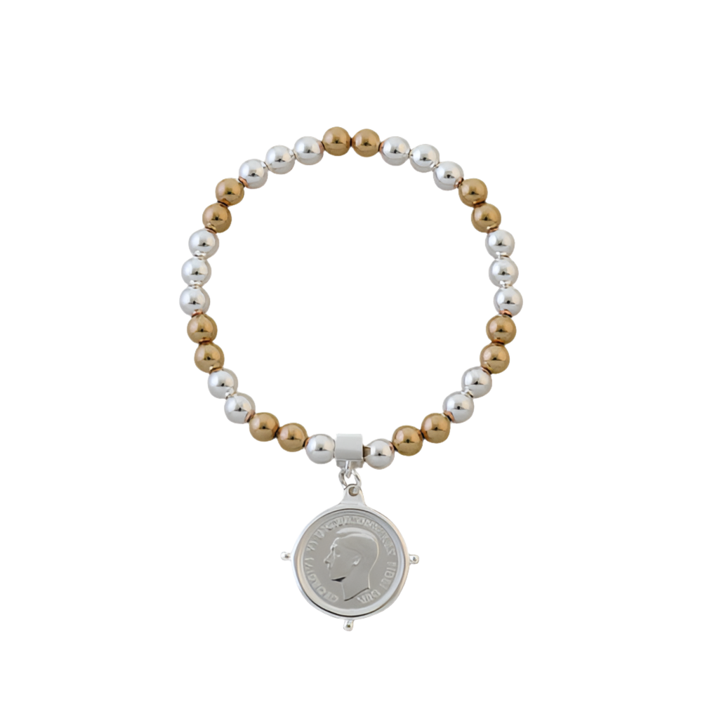 STRETCHY SIXPENCE BRACELET