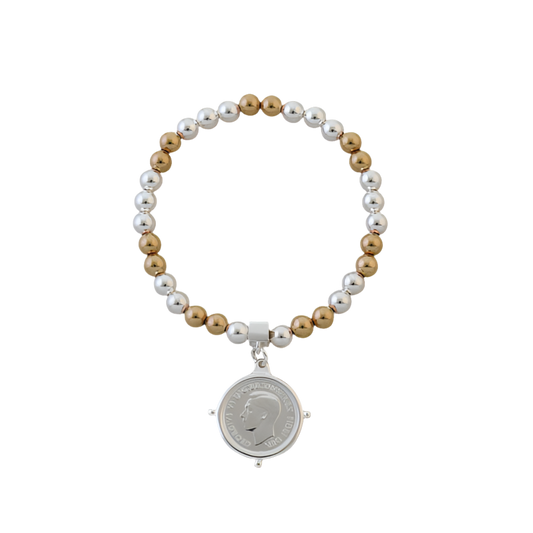 STRETCHY SIXPENCE BRACELET
