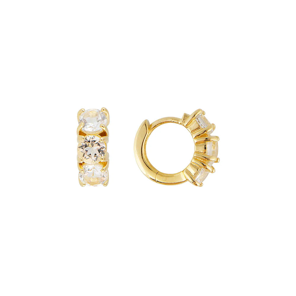WHITE TOPAZ HUGGIES