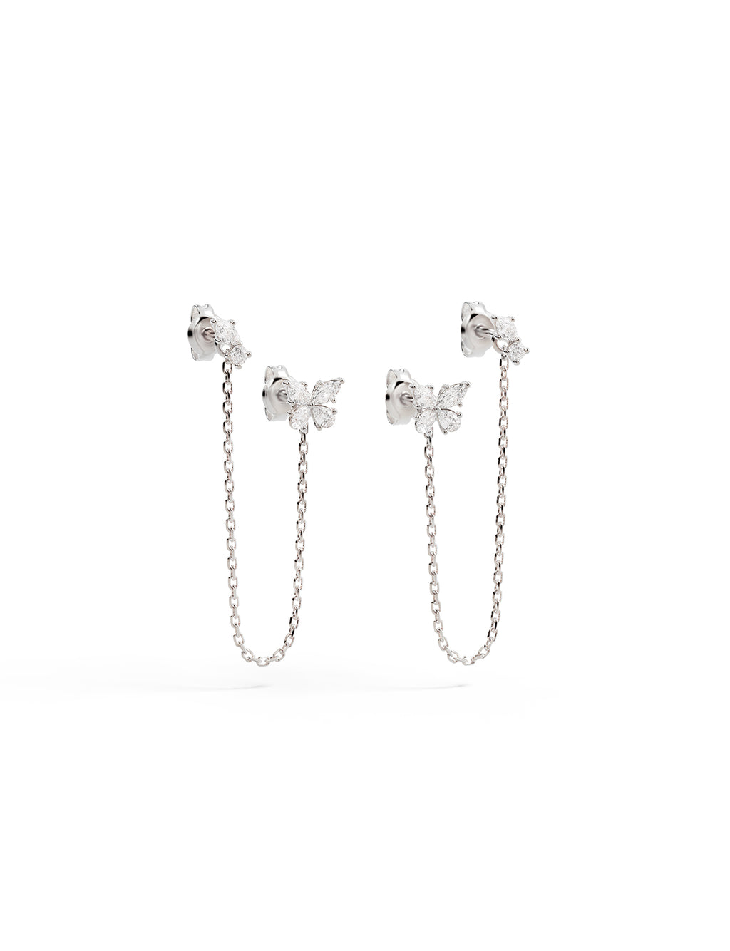 EARRINGS DANCING IN THE WIND SILVER